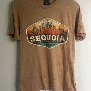 Sequoia National Park Brown Short Sleeve Tee